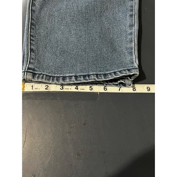 High-Rise Straight Leg Blue Denim Jeans Size 12 Style & Co - Picture 9 of 10